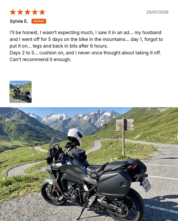Verified customer review